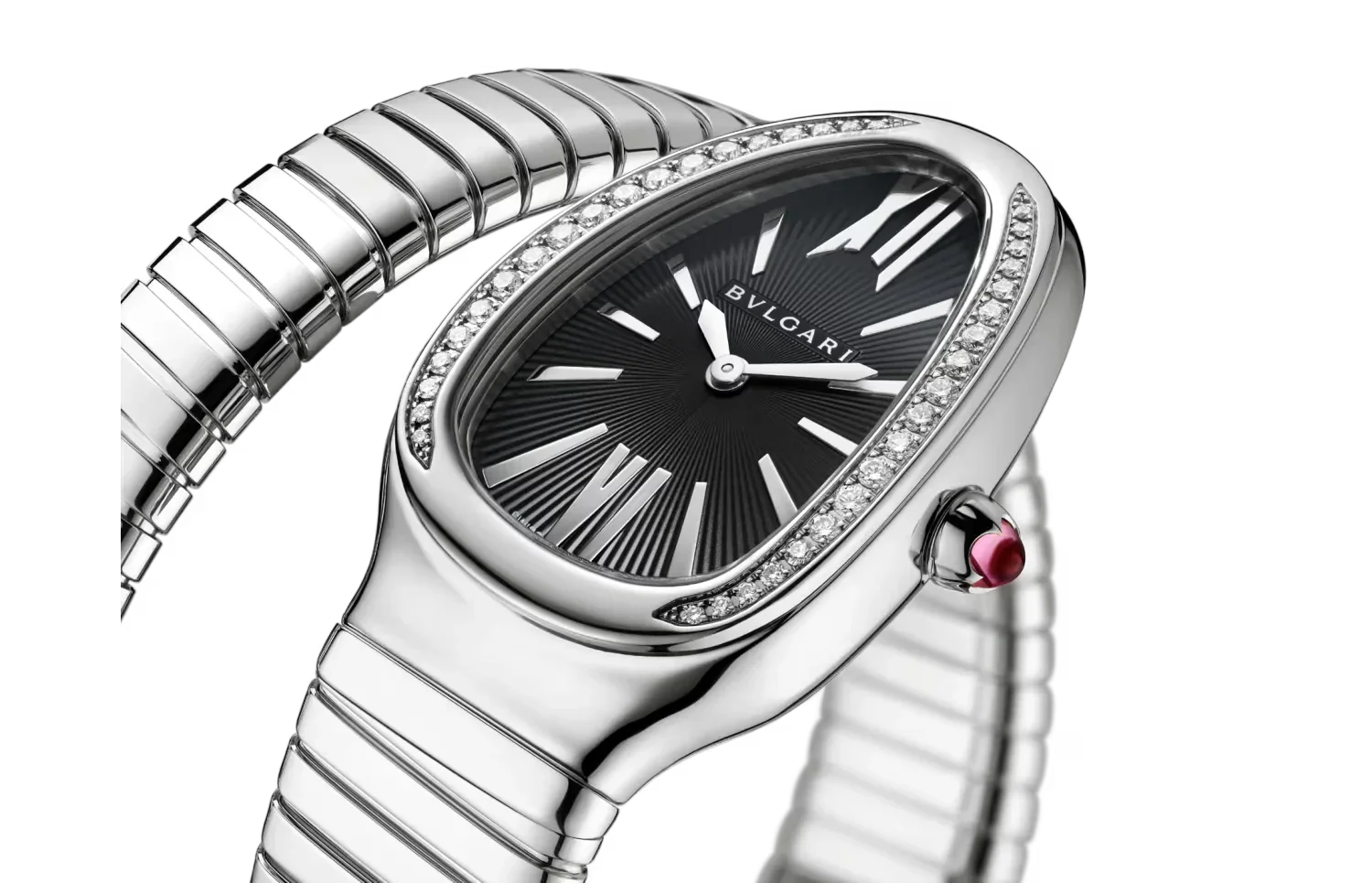 Montre Bvlgari Serpenti Tubogas Prata