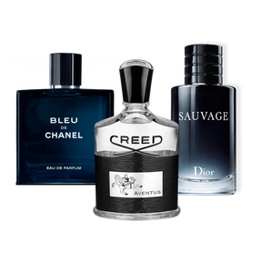 4 Parfums - Invictus, Creed Aventus, Bleu de Chanel, Dior SAUVAGE (ACHETEZ 2, RECEVEZ-EN 4)