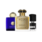 Luxe Set -  Roja Enigma Pour Homme, Black Afgano, Amouage Gold Man (ACHETEZ 2, OBTENEZ 4)