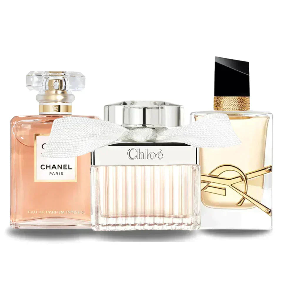 3 Parfums Chanel COCO MADEMOISELLE, Yves Saint Laurent LIBRE et CHLOÉ (Eau de Parfum) !!!